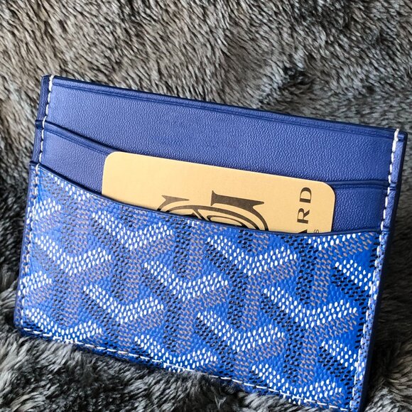 Blue Blank Fashion Saint-Sulpice Card Holder - Picture 1 of 3